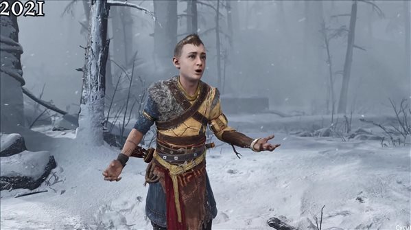 《战神:诸神黄昏》2021、2022早期图形及声音对比