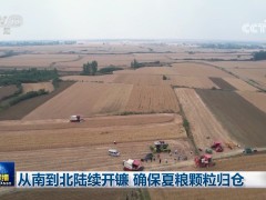 从南到北陆续开镰 确保夏粮颗粒归仓
