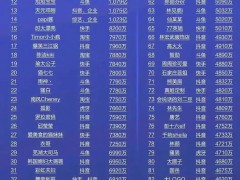 2021年网络主播年度净收入百强榜