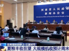 河南夏粮丰收在望 多措并举确保夏粮颗粒归仓