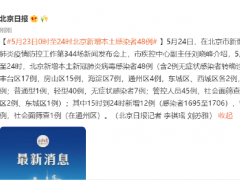 5月23日0时至24时北京新增本土感染者48例