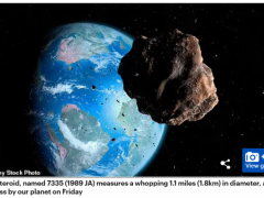 大小为世界最高建筑2倍！NASA：一小行星本周五将掠过地球