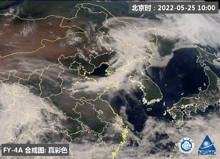 △今天,在东北上空逆时针旋转的云系就是冷涡。(来源:国家卫星气象中心)