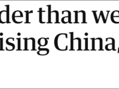 澳大利亚前情报机构负责人：我们批评中国的调门太高了