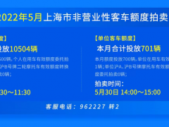 上海5月份拍牌今天举行，警示价90800