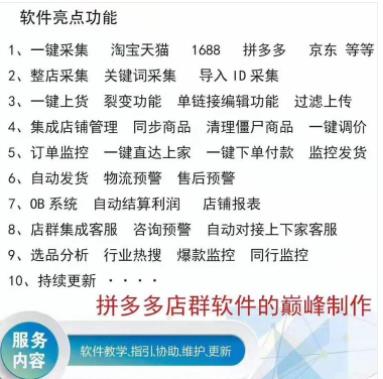 拼多多无货源大象软件