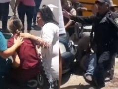 美媒披露得州枪击案细节：家长跪求警员救人却被喷辣椒水上手铐