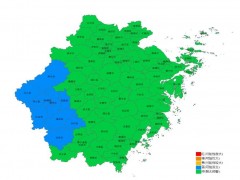 浙江发布山洪灾害蓝色预警 未来三天部分地区有较强降雨