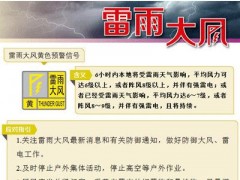广州天河、越秀、海珠等区暴雨黄色预警生效