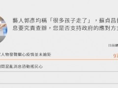 台艺人为疫情发声被绿营“围攻” 网友呛当局“绿色恐怖”