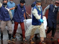 火球像雨一样落下 孟加拉国仓库起火爆炸致49人亡