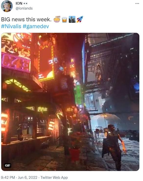 赛博朋克模拟游戏《Nivalis》本周将有重磅消息公布