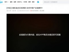 B站付费视频使up主掉粉过万