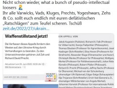 又惹争议！德媒：乌克兰大使要21名反战德国知识分子“下地狱”