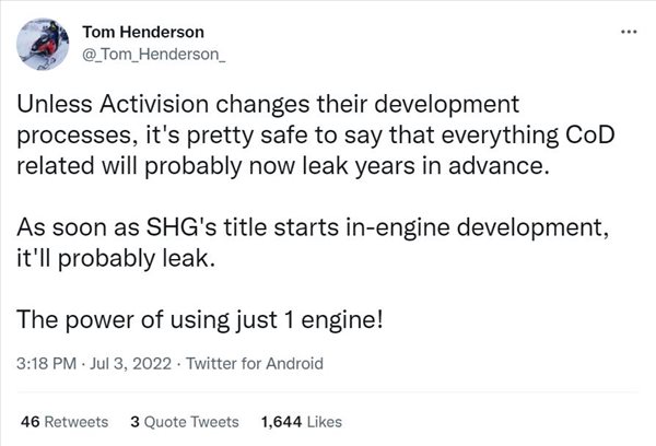 《使命召唤》新作为啥总被泄密?舅舅党消息来源曝光