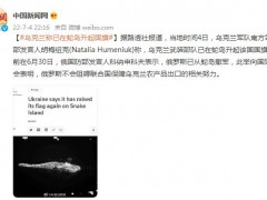 乌克兰称已在蛇岛升起国旗