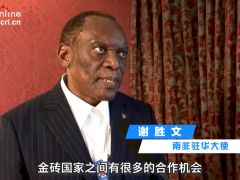 南非驻华大使：在金砖机制内各领域都找到了合作空间