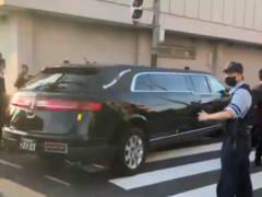 日本前首相安倍晋三遗体被送出医院