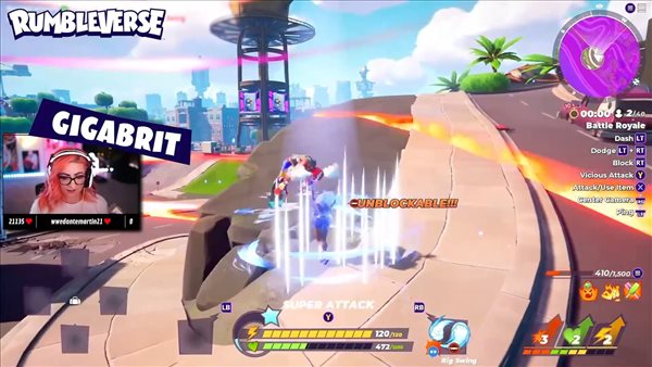 免费游戏《Rumbleverse》8.11发售 登陆Epic及主机