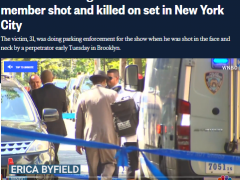 美犯罪剧片场真变枪杀犯罪现场：一男子遭突然袭击，中枪身亡