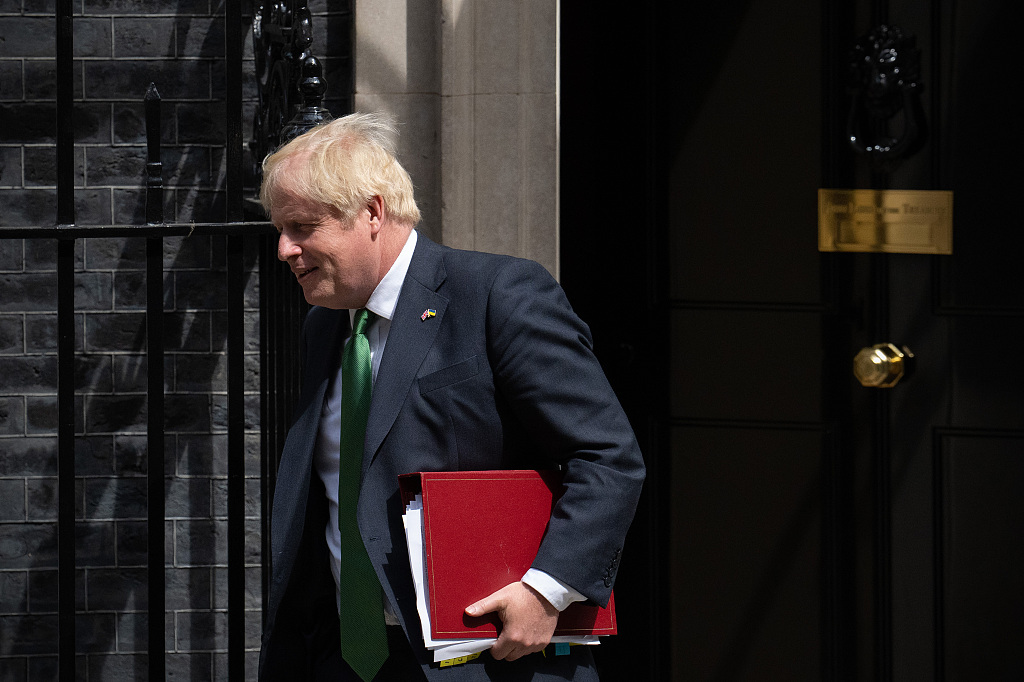 英国首相约翰逊。图源:视觉中国